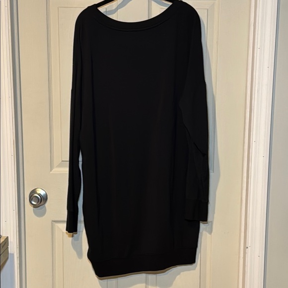 Express One Eleven Black Sweater Dress with Tie Size Medium - Picture 8 of 12